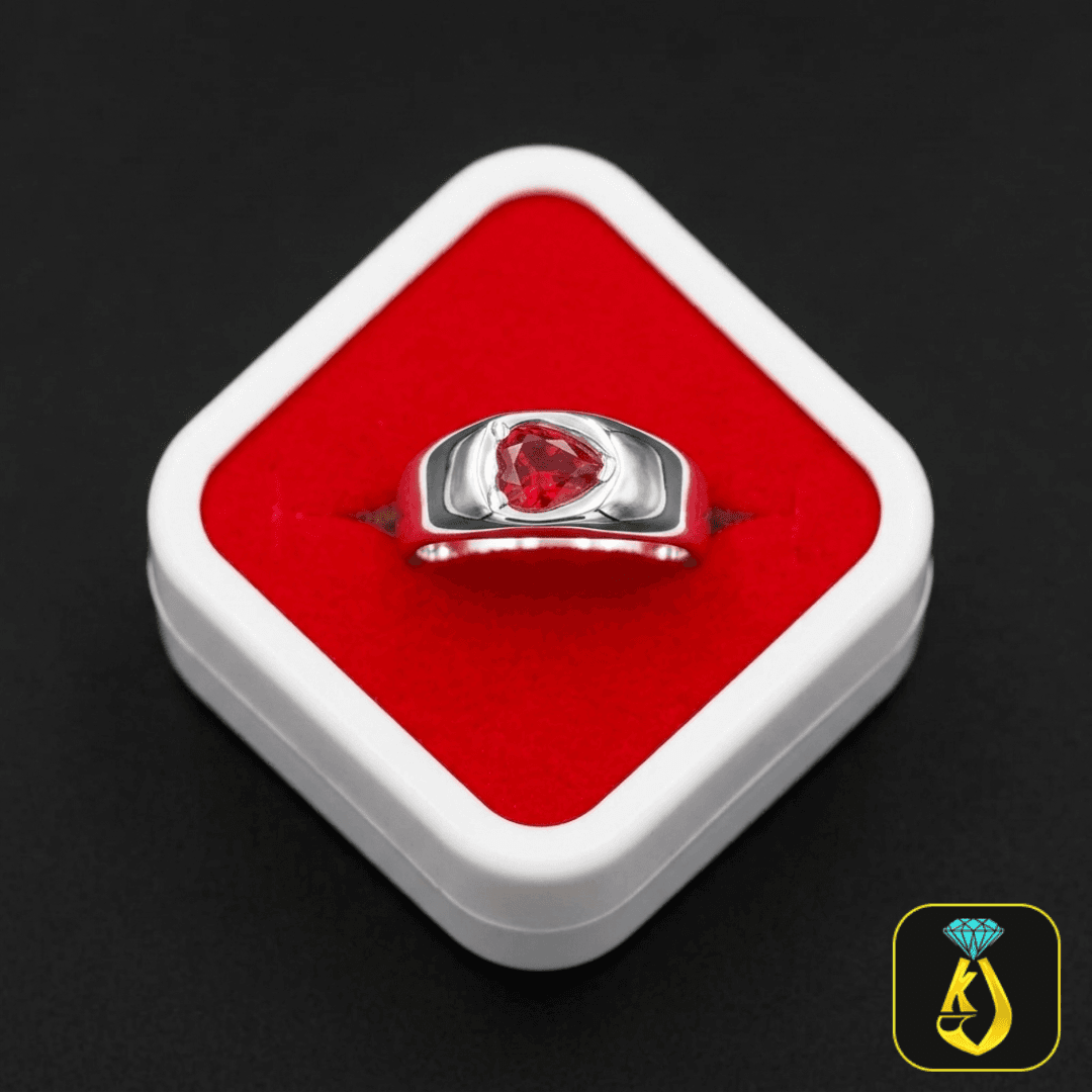 Ruby Silver Ring 