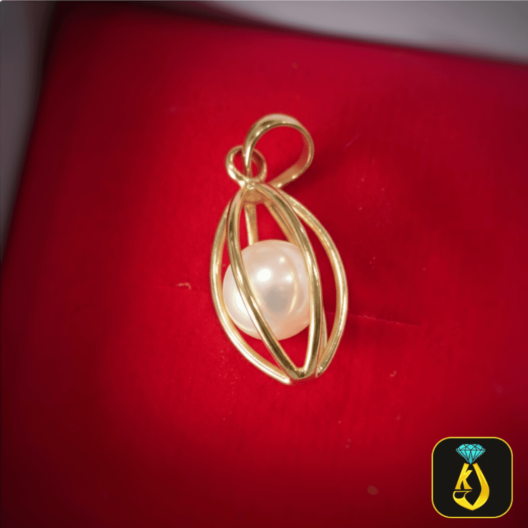 Pearl Pendant 22kt Gold