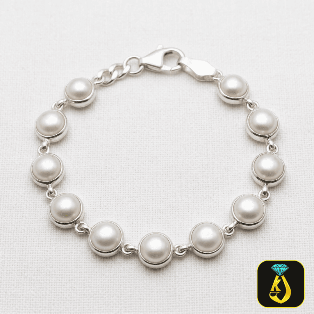 Pearl Silver Bracelet